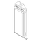 Visipak Thermoform-CLAMSHELL-#70-5.063-2.063-3.744-1.484-0.188-0.015-CLEAR-STOCK-L12294 72TFM - alternate 1